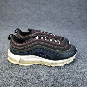 Nike Air Max‎ 97 Shoes Womens Size 9 Black Rainbow Casual Sneakers DJ5999-001